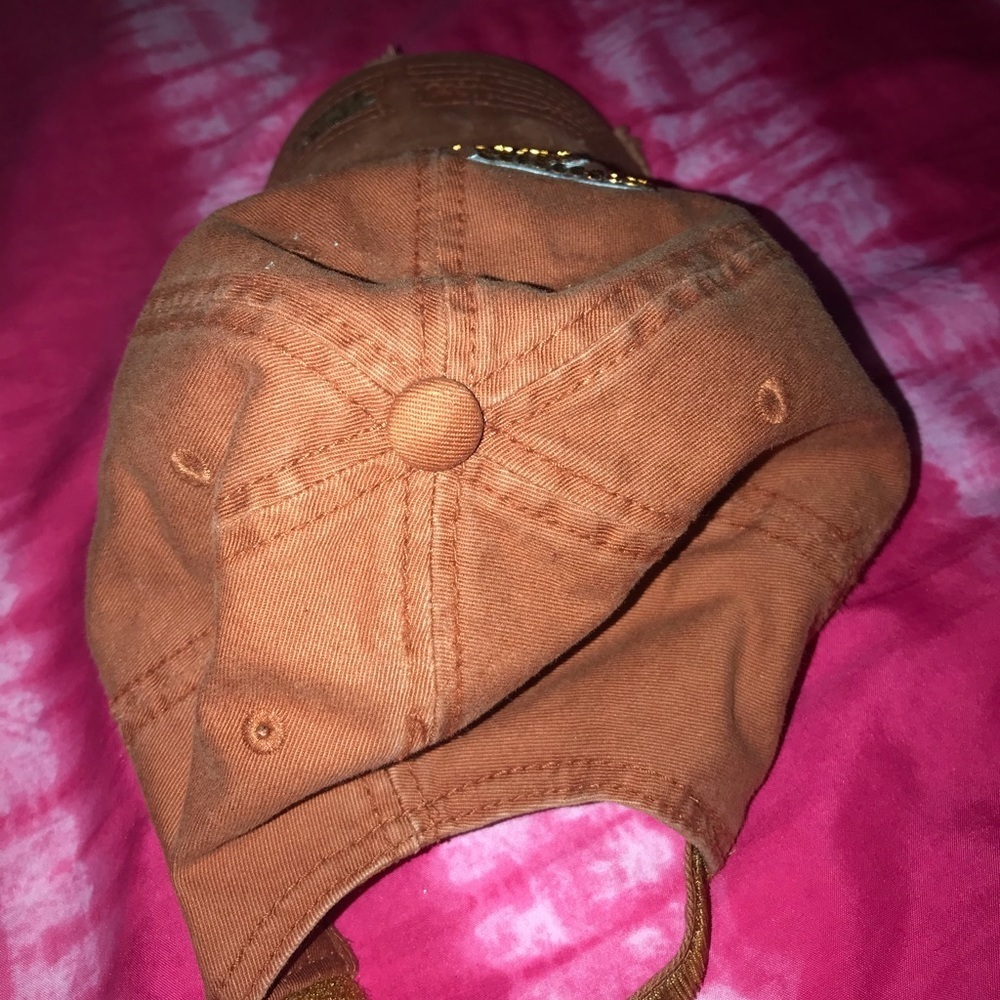 Dark Orange Texas Swarovski Dad Hat! - Picture 3 of 4